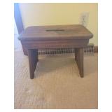 Wooden step stool
