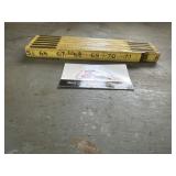 Folding ruler
