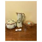 Pitcher & bowls