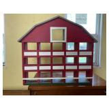 Wood barn display
