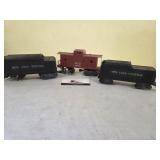 Marx Plastic Train Cars