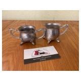 International Silver Cream and sugar