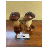Mushroom salt and pepper marked Japan