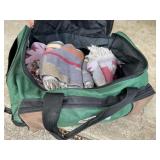 Rolling Tote with blankets