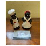 Black Americana salt and Pepper shakers
