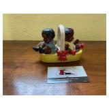 Black Americana salt and pepper shakers