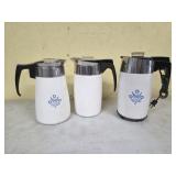 Large Corningware Coffee Pots