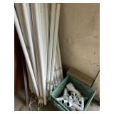 Metal poles and braces- frame- no tarp