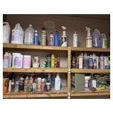 Misc chemicals- shelf contents