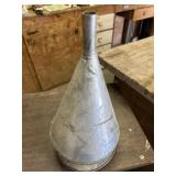 Galvanized funnel