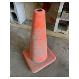 Traffic cone- cracked