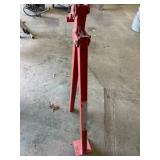 Metal fence post puller