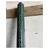 10- 7ft metal sign post