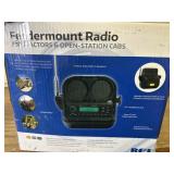 Fender mount radio