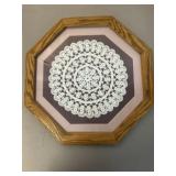 Framed needle work