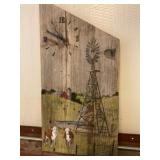 Farm Scene Clock