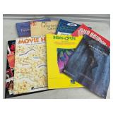 Sheet music and song books