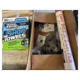 Garage Door Parts and Shop Towels