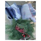 Comforters and wreath