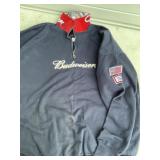 Size XL Budweiser pull over