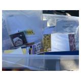 Misc Craft Supplies and tote