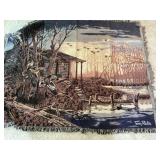 Terry Redlin throw