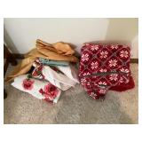 Table cloths, blankets
