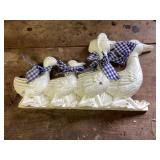 12 in cast goose door stop