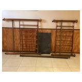Bed frame possibly brass
