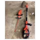 Weed eater, hedge trimmer