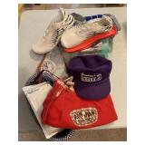 Shoes( size unknown) grandmas sidekick hat,