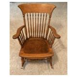 Wooden rocking chair