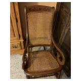 Cane seat rocker