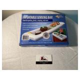 Inflatable serving bar