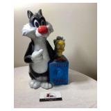 Vintage rubber tweety bank
