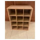 Wooden cubby storage