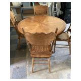 Pedestal table and chairs