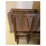 Wood tv trays