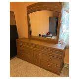 Dresser and mirror