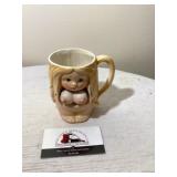 Vintage ceramic Rock N Betty nude mug