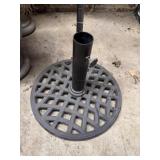 Patio umbrella and stand