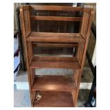 Wood shelves