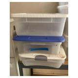 Totes with lids