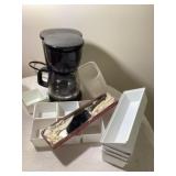 Coffee pot and misc kitchen