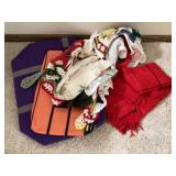 Cooler and towels