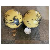 Battery Halloween gazing balls