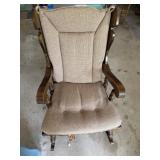 Wooden rocking chair