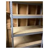 Metal shelving