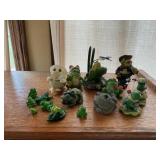 Frog figurines