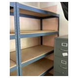 Metal shelving